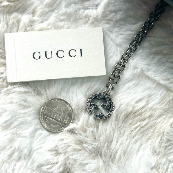 BRAND NEW Authentic GUCCI Interlocking G pendant necklace - Picture 10 of 12